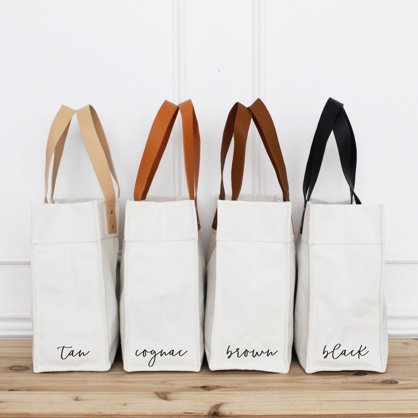 Two Things Market Tote: Black