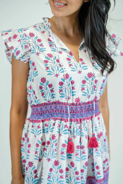 Victoria Dunn Stella Dress - Tropical Surf