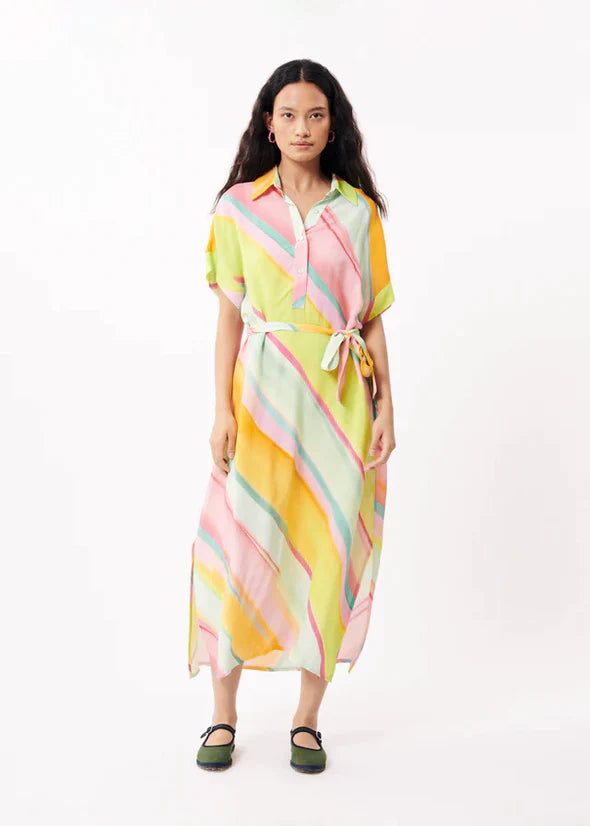 FRNCH Galiena Rainbow Maxi Dress