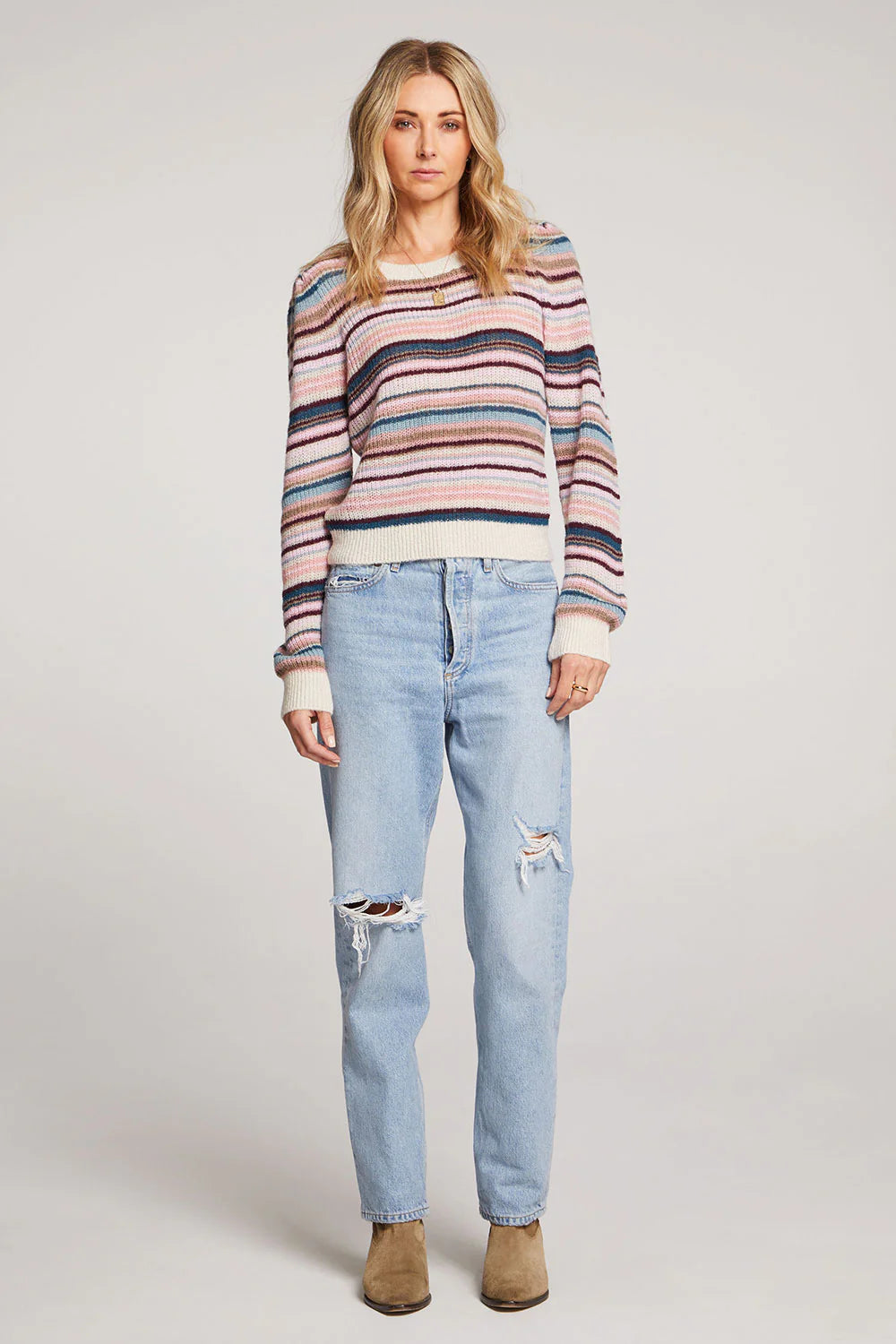 Saltwater Luxe Striped Elima Sweater