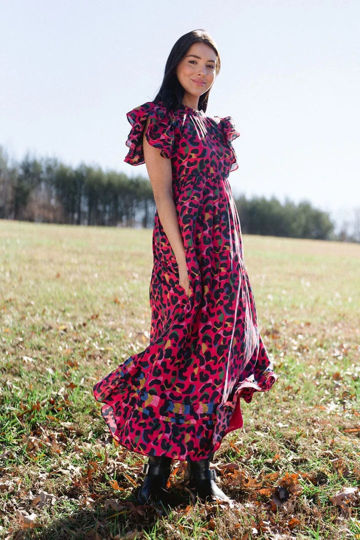 Briton Court Aubrey Maxi Dress - Candy Pink