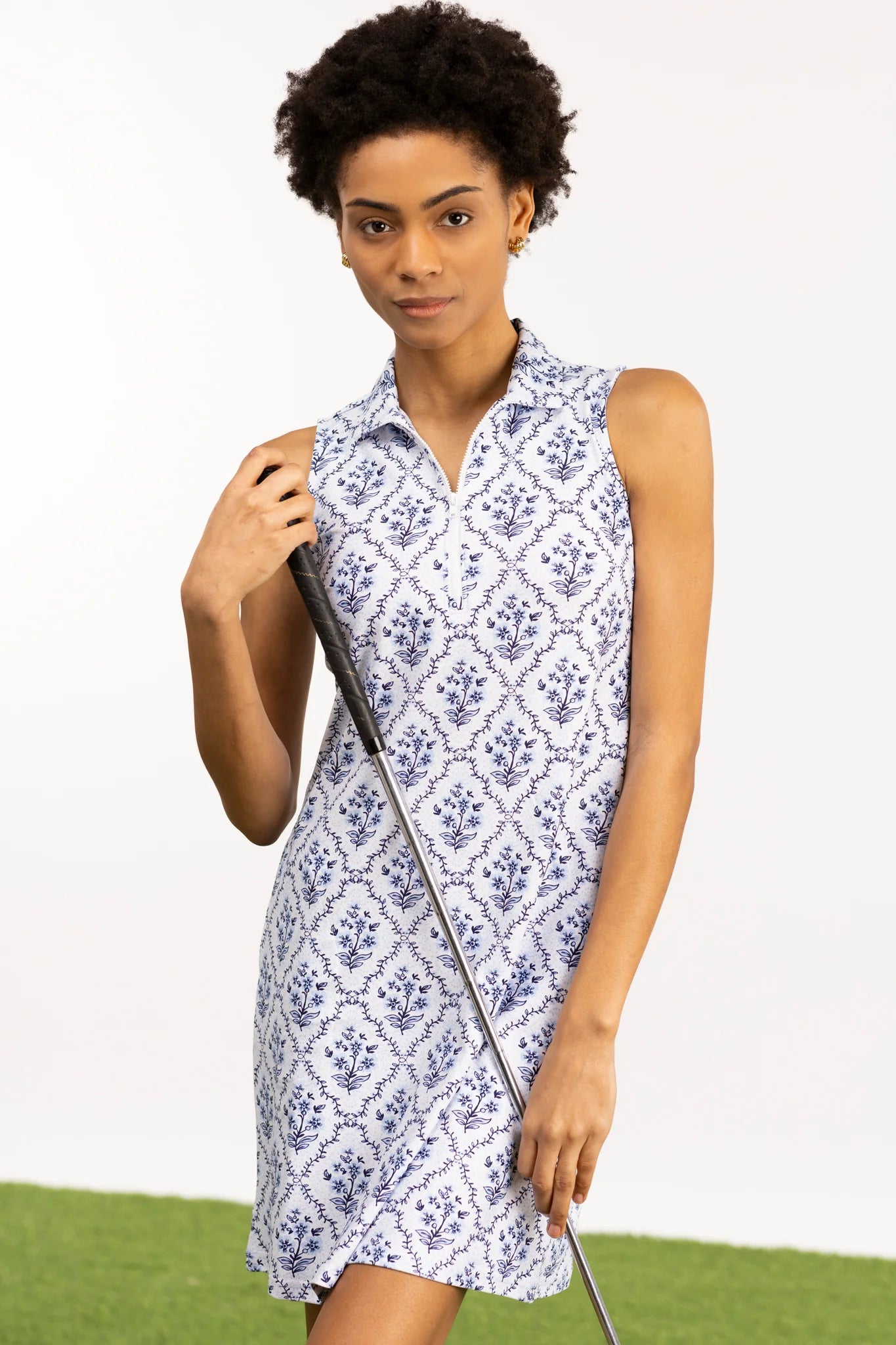 Smith & Quinn Katherine Dress in Cornflower Tile